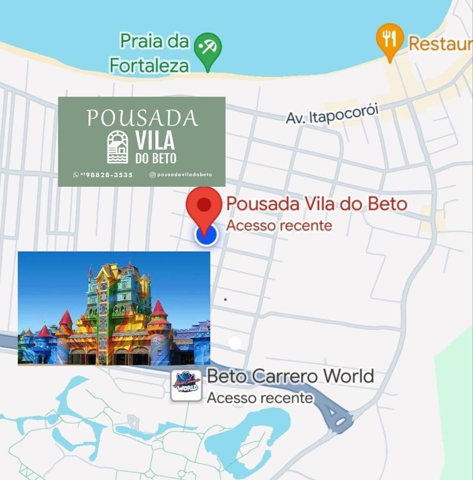Pousada Vila Do Beto Penha  Bagian luar foto